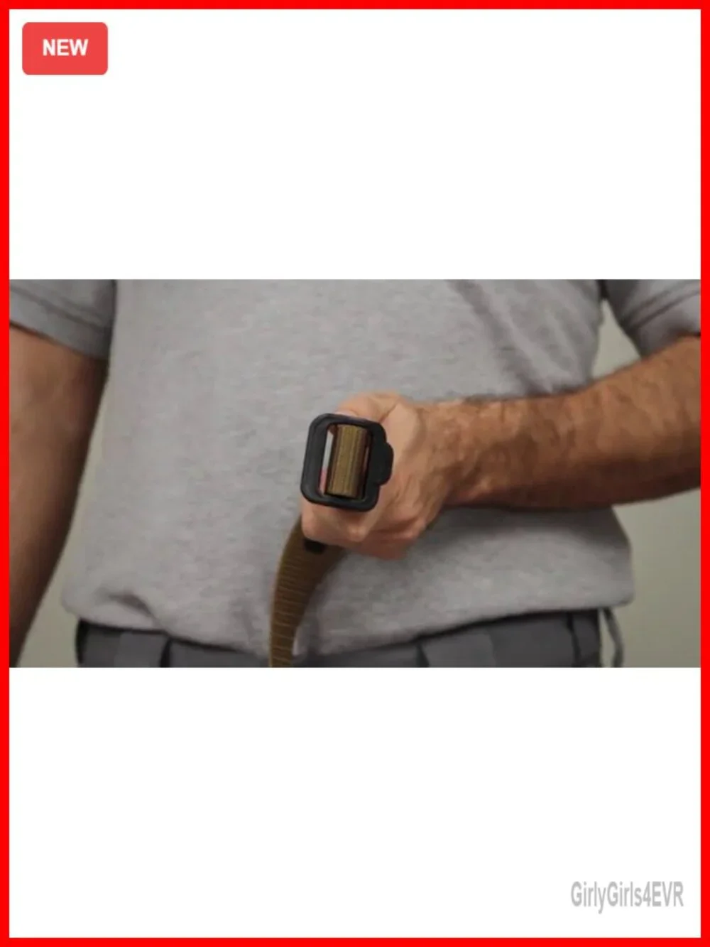 Tactical Nylon Belt 1.5 Inch Duty TSA Friendly EDC